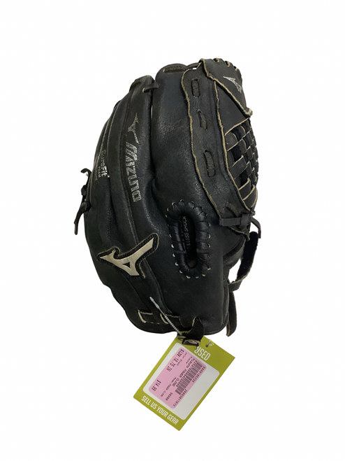 Vist Large View of Product Image Which is Used Mizuno POWER CLOSE BB/SB Glove RH Throw Black 10 3/4"