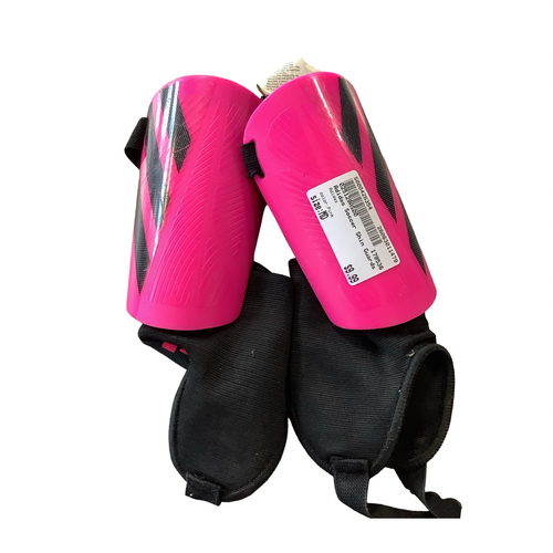 Vist Large View of Product Image Which is Used Adidas Soccer Shin Guards Youth Pink MD