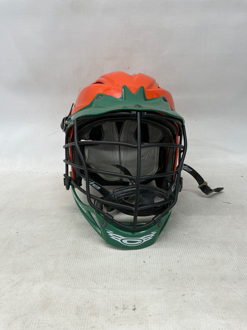 Vist Large View of Product Image Which is Used Cascade CPV-R Lacrosse Helmet Orange M/L