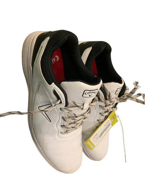 Vist Large View of Product Image Which is Used Callaway Mens Golf Shoes White Senior 9