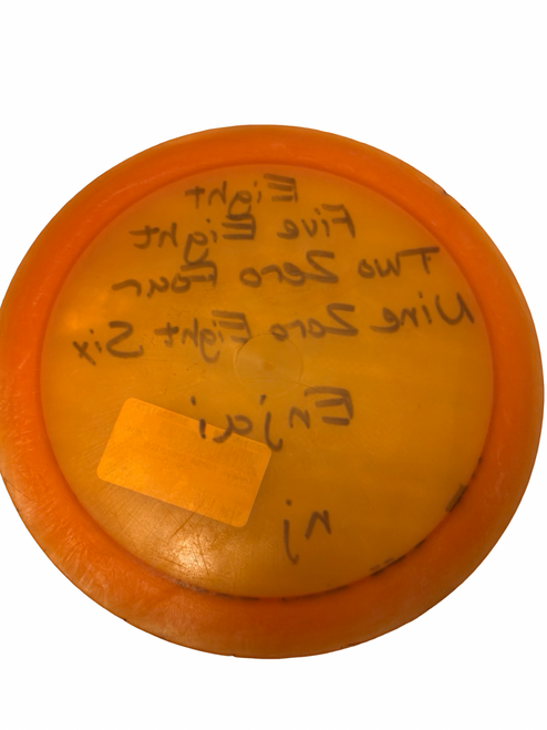 Vist Large View of Product Image Which is Used Innova MAMBA CHAMPION Disc Golf Driver Orange 150g