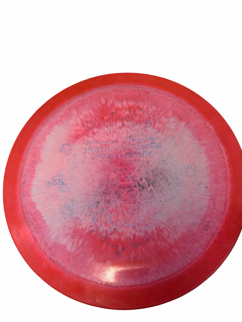 Vist Large View of Product Image Which is Used Prodigy Disc H3 400 AUTISM STRONG BENEFIT 2023 Disc Golf Driver Pink 162g