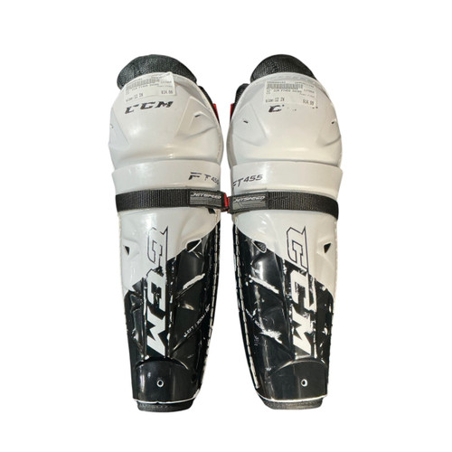 Vist Large View of Product Image Which is Used CCM FT455 Junior Shin Guards None 12"