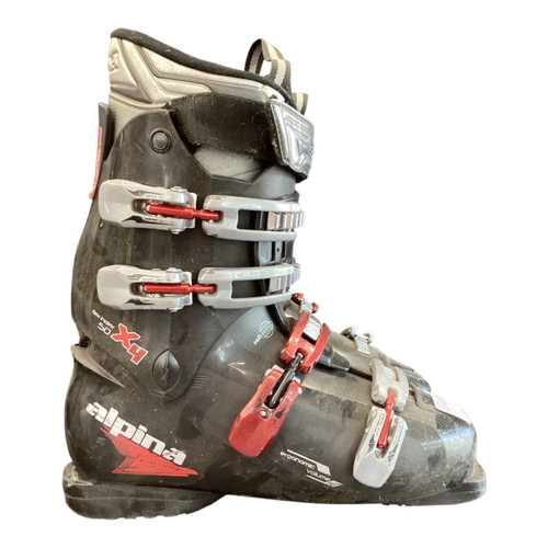 Vist Large View of Product Image Which is Used Alpina X4 Mens DH Ski Boot Black 290 MP - M11 - W12
