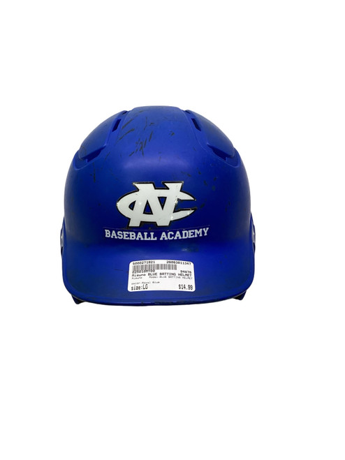 Vist Large View of Product Image Which is Used Mizuno BLUE BATTING HELMET Batting Helmet No Mask Royal Blue LG