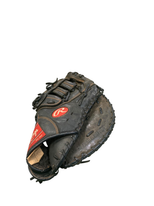 Vist Large View of Product Image Which is Used Rawlings RENEGADE BB/SB First Base RH Throw Black 12 1/2"
