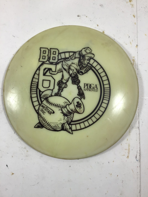 Vist Large View of Product Image Which is Used Lone Star Disc ALPHA BB6 Disc Golf Mid Range White 172g