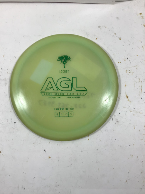 Vist Large View of Product Image Which is Used AGL ALPINE LOCUST Disc Golf Driver Green 175g