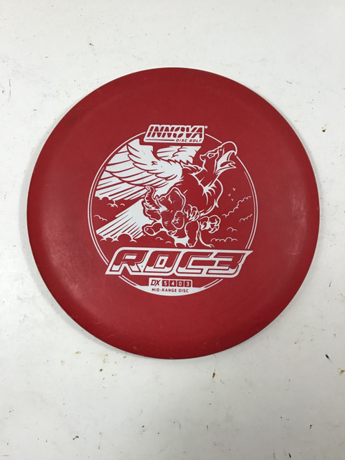 Vist Large View of Product Image Which is Used Innova DX ROC 3 Disc Golf Mid Range Red 178g