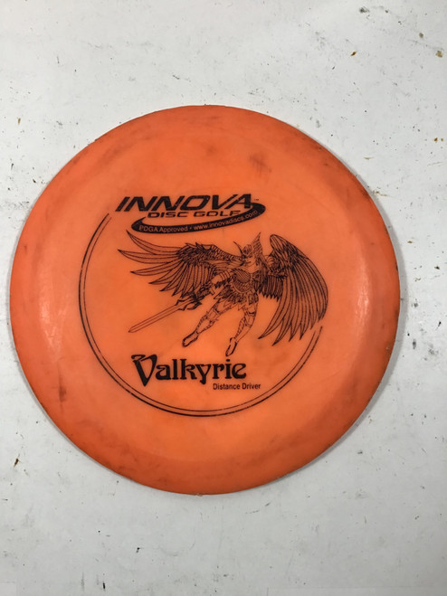 Vist Large View of Product Image Which is Used Innova DX VALKYRIE 149G Disc Golf Driver Orange 150g
