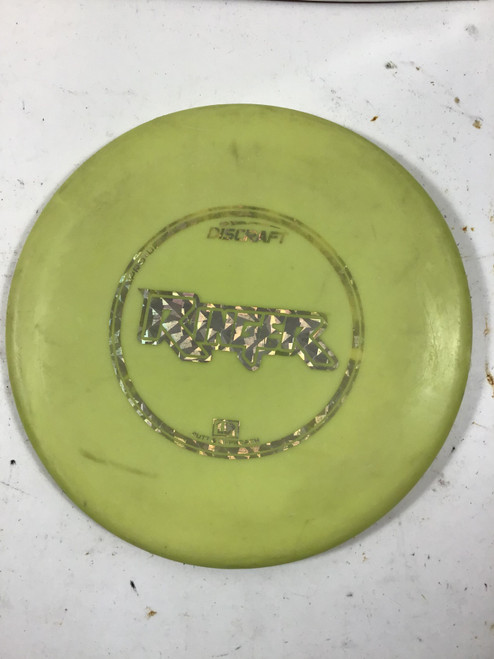 Vist Large View of Product Image Which is Used Discraft PRO D RINGER Disc Golf Putter Yellow 172g