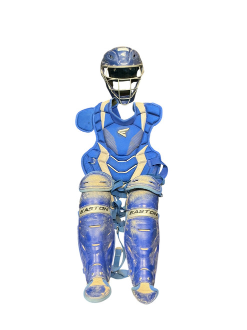 Vist Large View of Product Image Which is Used Easton EASTON CATCHERS SET Catchers Chest Protector Royal Blue Youth
