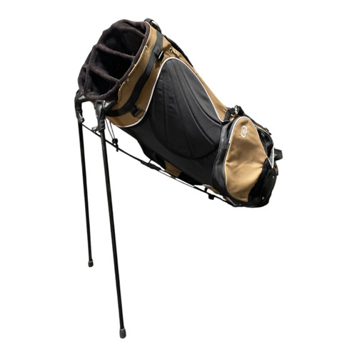 Vist Large View of Product Image Which is Used Ogio 8 WAY DIVIDE STAND BAG Mens Stand Bag Brown And Black