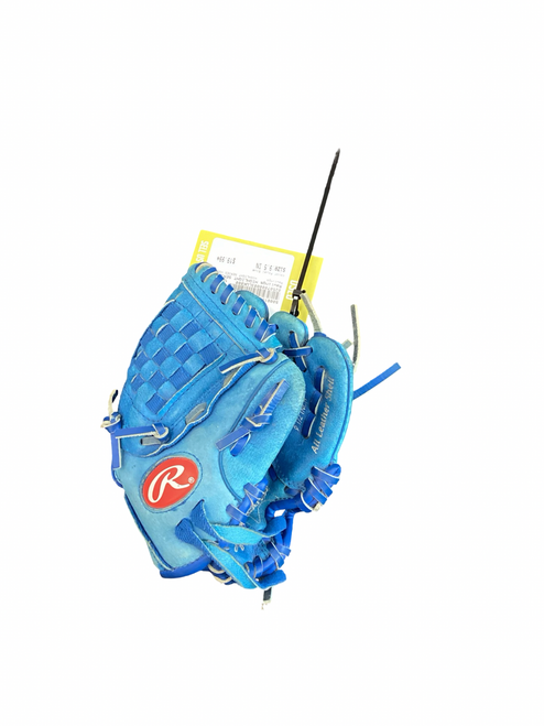 Vist Large View of Product Image Which is Used Rawlings HIGHLIGHT SERIES H950R BB/SB Glove RH Throw Royal Blue 9 1/2"