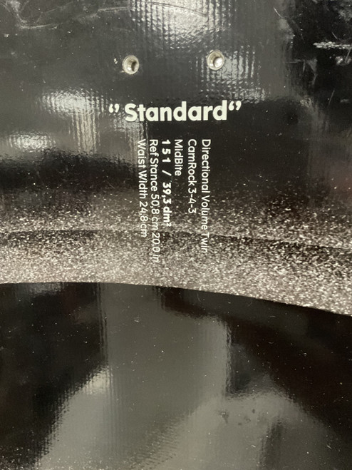 Vist Large View of Product Image Which is Used Yes STANDARD Mens Snowboard Only Black 151 cm