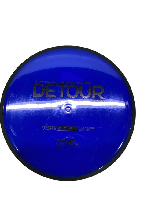 Vist Large View of Product Image Which is Used MVP DETOUR MIDRANGE DRIVER Disc Golf Mid Range Royal Blue