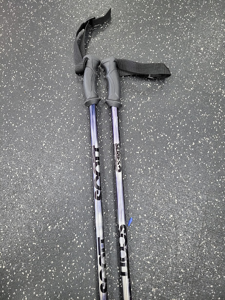 Vist Large View of Product Image Which is Used Scott SERIES 2 Mens DH Ski Pole Black 115 cm / 46 in