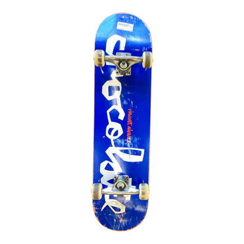 Vist Large View of Product Image Which is Used Chocolate VINECNT ALVAREZ Complete Skateboard Navy Blue 8 1/2"