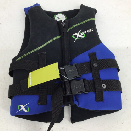 Vist Large View of Product Image Which is Used XPS YOUTH 50-90 PFD VEST Youth PFD Royal Blue Youth 50-90