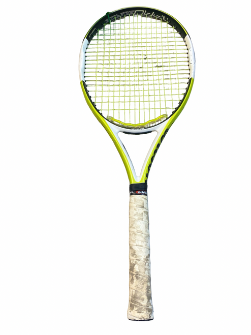 Vist Large View of Product Image Which is Used Wilson NCODE Adult Tennis Racquet Yellow 4 3/8"