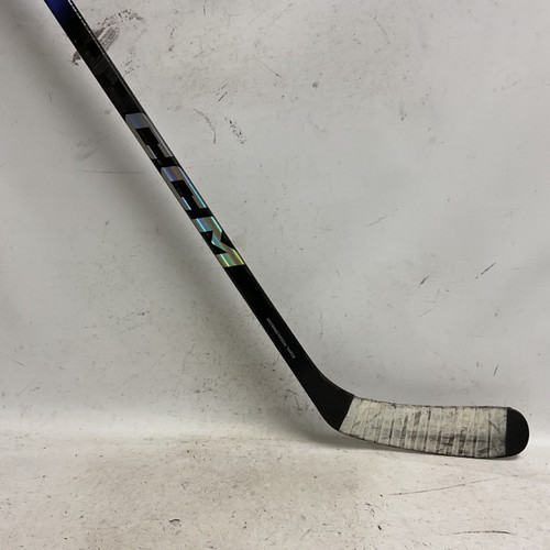 Vist Large View of Product Image Which is Used CCM RIBCOR TRIGGER 8 PRO Junior One Piece Left Black And Purple 40 Flex