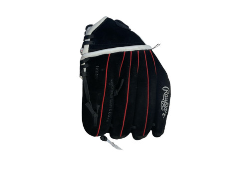 Vist Large View of Product Image Which is Used Rawlings JPL100 BB/SB Glove LH Throw Black 10"