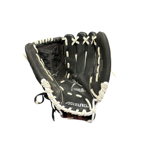 Vist Large View of Product Image Which is Used Mizuno GPP 1105F3 BB/SB Glove RH Throw Black 11"