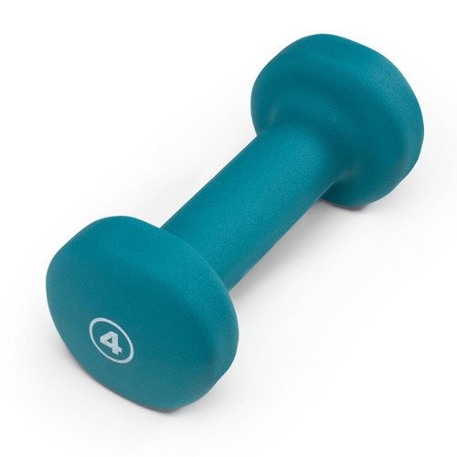 Vist Large View of Product Image Which is New 4lb Neoprene Green Dumbell