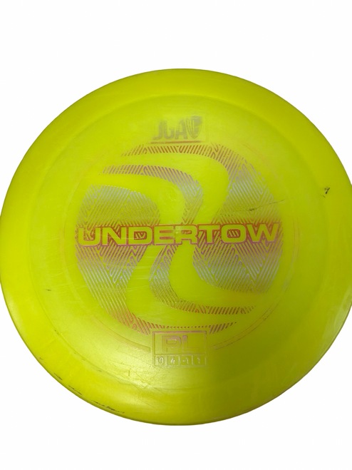 Vist Large View of Product Image Which is Used DGA UNDERTOW PRO LINE Disc Golf Driver Yellow 168g