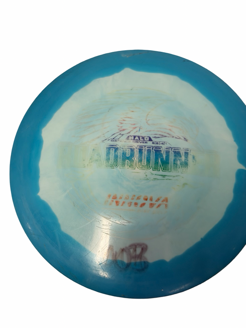 Vist Large View of Product Image Which is Used Innova ROADRUNNER HALO Disc Golf Driver Carolina Blue 154g
