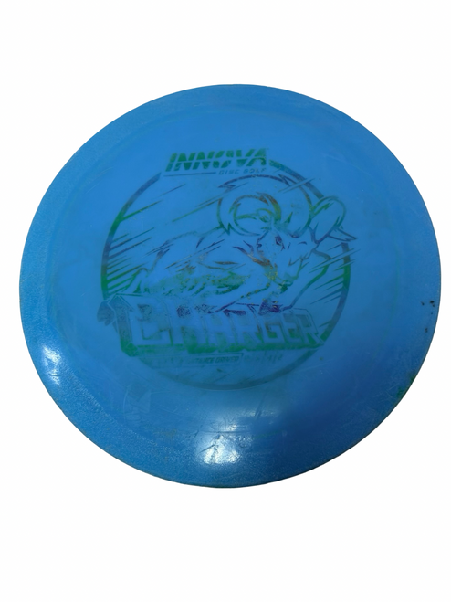 Vist Large View of Product Image Which is Used Innova CHARGER STAR Disc Golf Driver Carolina Blue 166g