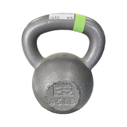 Vist Large View of Product Image Which is Used 45 LB KETTLEBELL Kettle Dumbbell (Each) Grey 45 lb