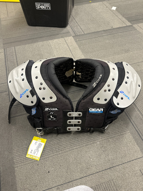 Vist Large View of Product Image Which is Used Z COOL FB Shoulder Pads Black LG