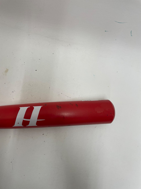 Vist Large View of Product Image Which is Used Louisville Slugger RED BAT- H BB/SB Wood Bat 34"