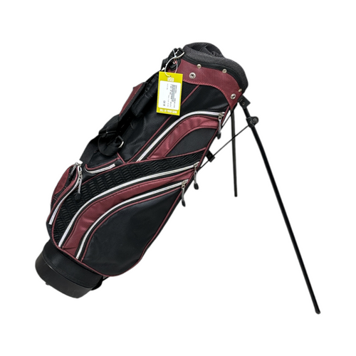 Vist Large View of Product Image Which is Used 4 WAY Jr Golf Stand Bag Red