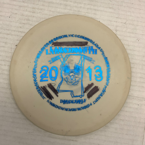 Vist Large View of Product Image Which is Used Innova KC PRO ROC Disc Golf Mid Range White 180g