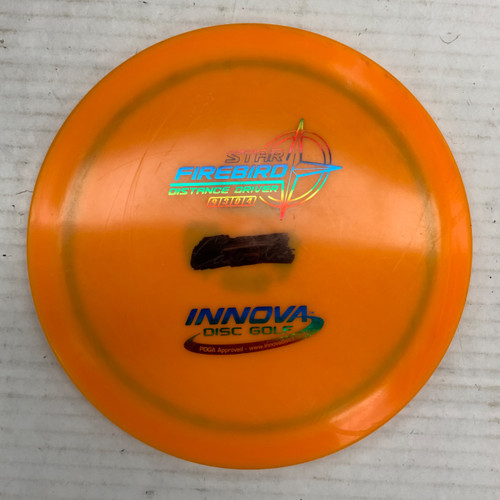 Vist Large View of Product Image Which is Used Innova STAR FIREBIRD Disc Golf Driver Orange 175g