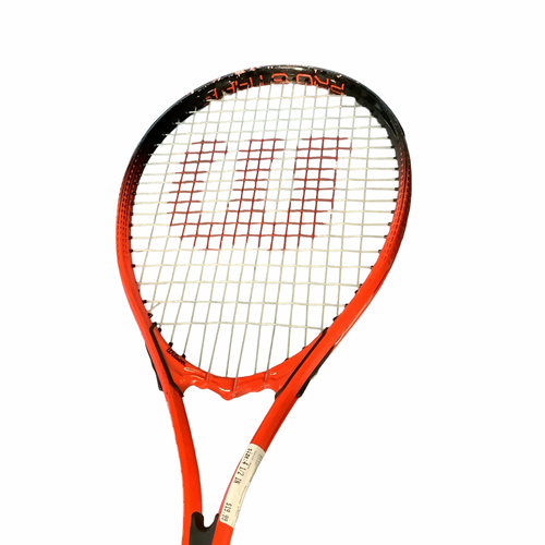 Vist Large View of Product Image Which is Used Wilson PRO STAFF 110 Adult Tennis Racquet Red 4 1/2"