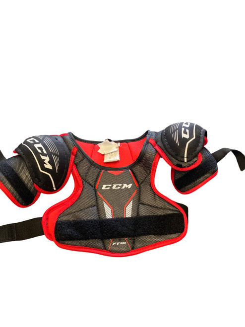 Vist Large View of Product Image Which is Used CCM FT 350 Youth Shoulder Pads MD