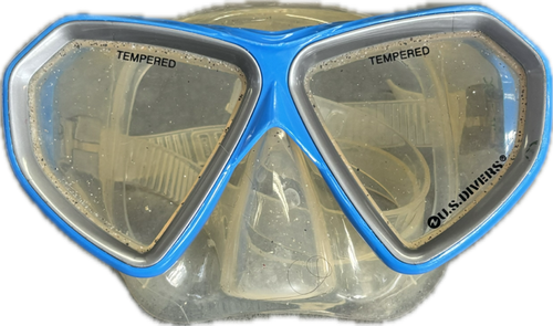 Vist Large View of Product Image Which is Used US Divers Underwater Mask Royal Blue