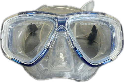Vist Large View of Product Image Which is Used Underwater Mask Navy Blue