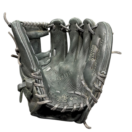 Vist Large View of Product Image Which is Used Rawlings GGE115IB BB/SB Glove RH Throw Black 11 1/2"