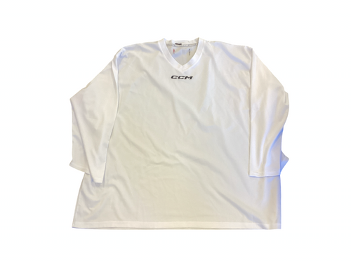 Vist Large View of Product Image Which is CCM Hockey Practice Jersey White 2X