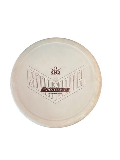 Vist Large View of Product Image Which is Used Dynamic Discs SLAMMER Disc Golf Putter White