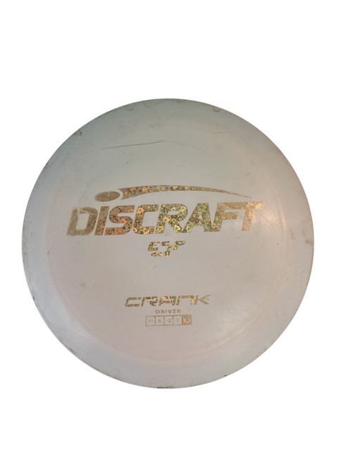 Vist Large View of Product Image Which is Used Discraft CRANK Disc Golf Driver White
