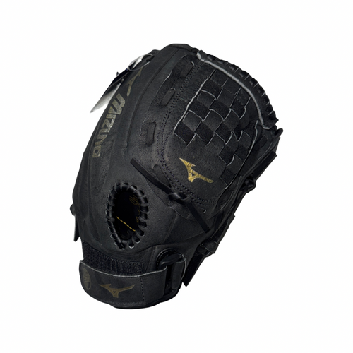 Vist Large View of Product Image Which is Used Mizuno BALLPARK BB/SB Glove RH Throw Black 11 1/2"