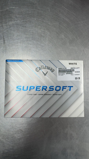 Vist Large View of Product Image Which is Used Callaway SUPERSOFT 12 Pack - Golf Balls