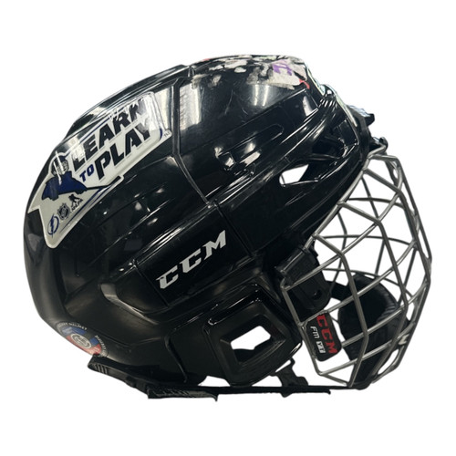 Vist Large View of Product Image Which is Used CCM FL3DS Helmet Cage Combo Black One Size