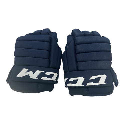 Vist Large View of Product Image Which is Used CCM LTP Youth Gloves Navy Blue 11"
