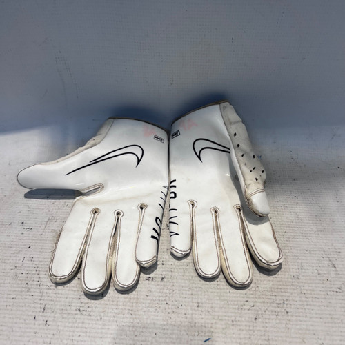 Vist Large View of Product Image Which is Used Nike VAPOR FB Gloves White LG